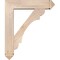 Ekena Millwork Olympic Arts and Crafts Smooth Bracket w/ Offset Brace, Douglas Fir, 7 1/2"W x 32"D x 38"H BKT0806X32X38OLY03SDF - alternate 2